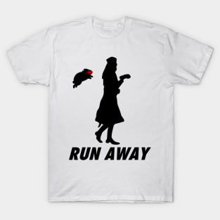 Run Away From Killer Rabbit King Arthur T-Shirt